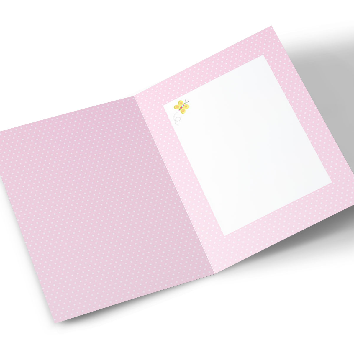 Personalised Birthday Card - Pink On Your First