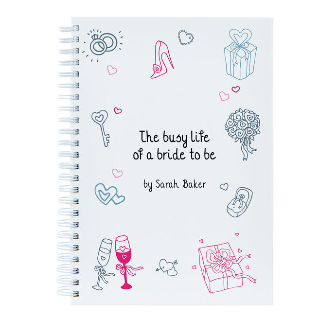 Personalised Bride To Be Notebook