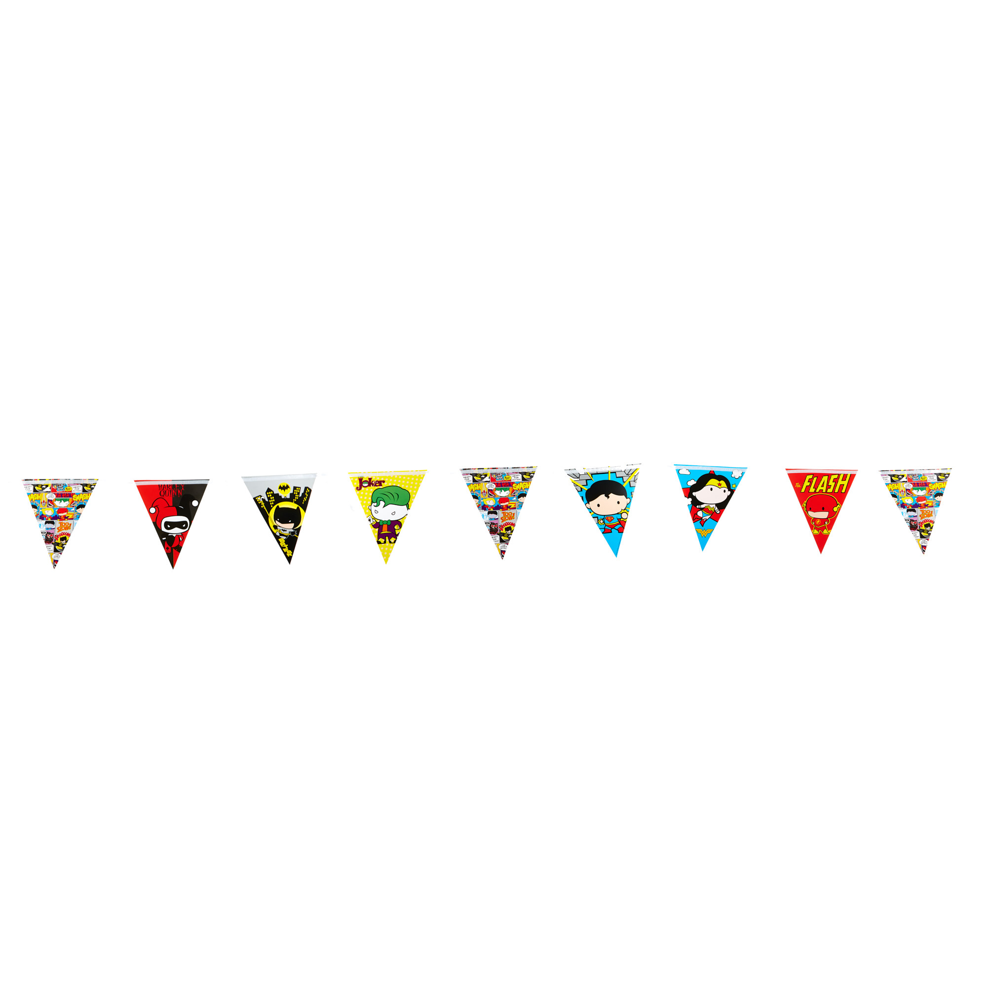 Justice League Party Tableware & Decorations Bundle - 16 Guests