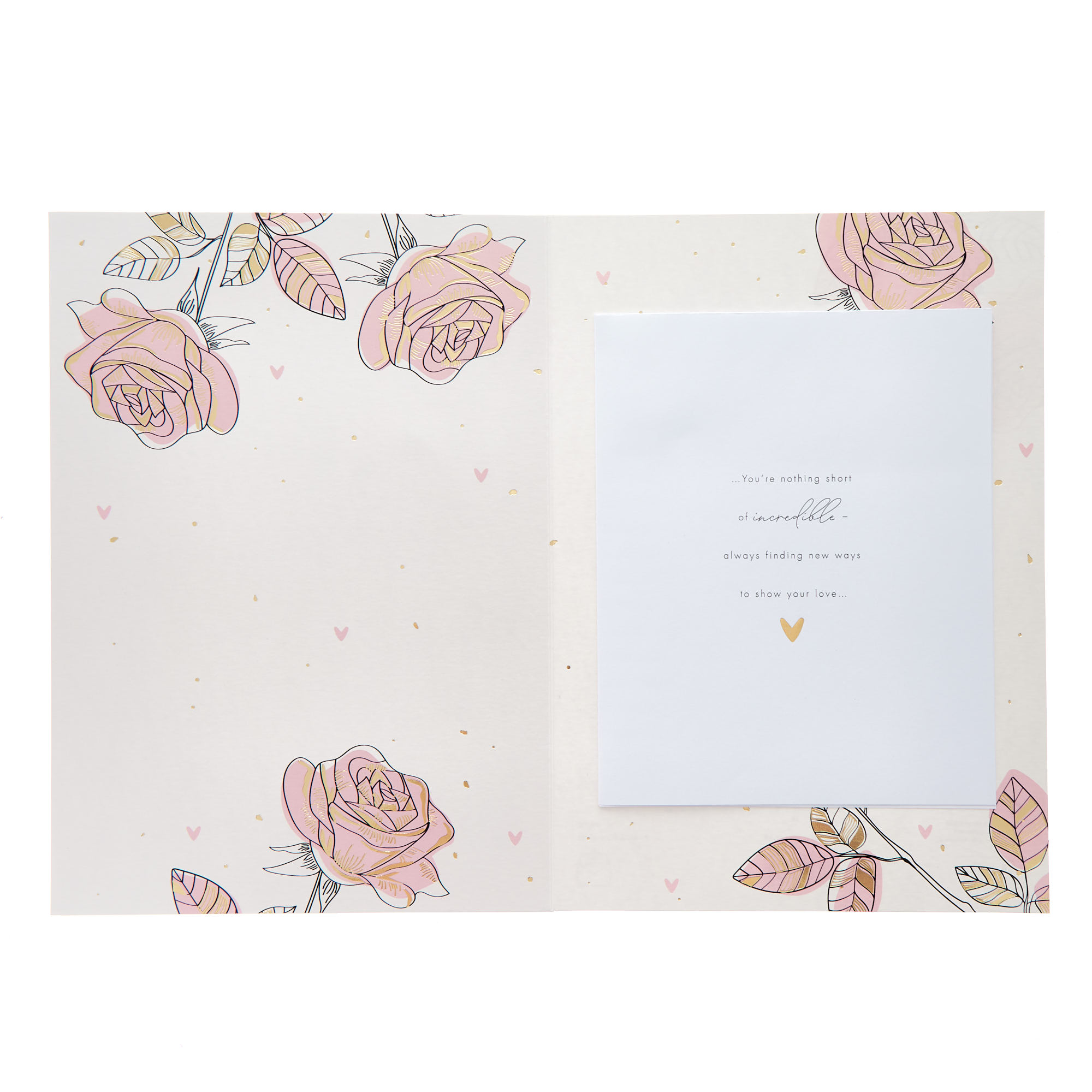 Wife Rose Premium Wedding Anniversary Card