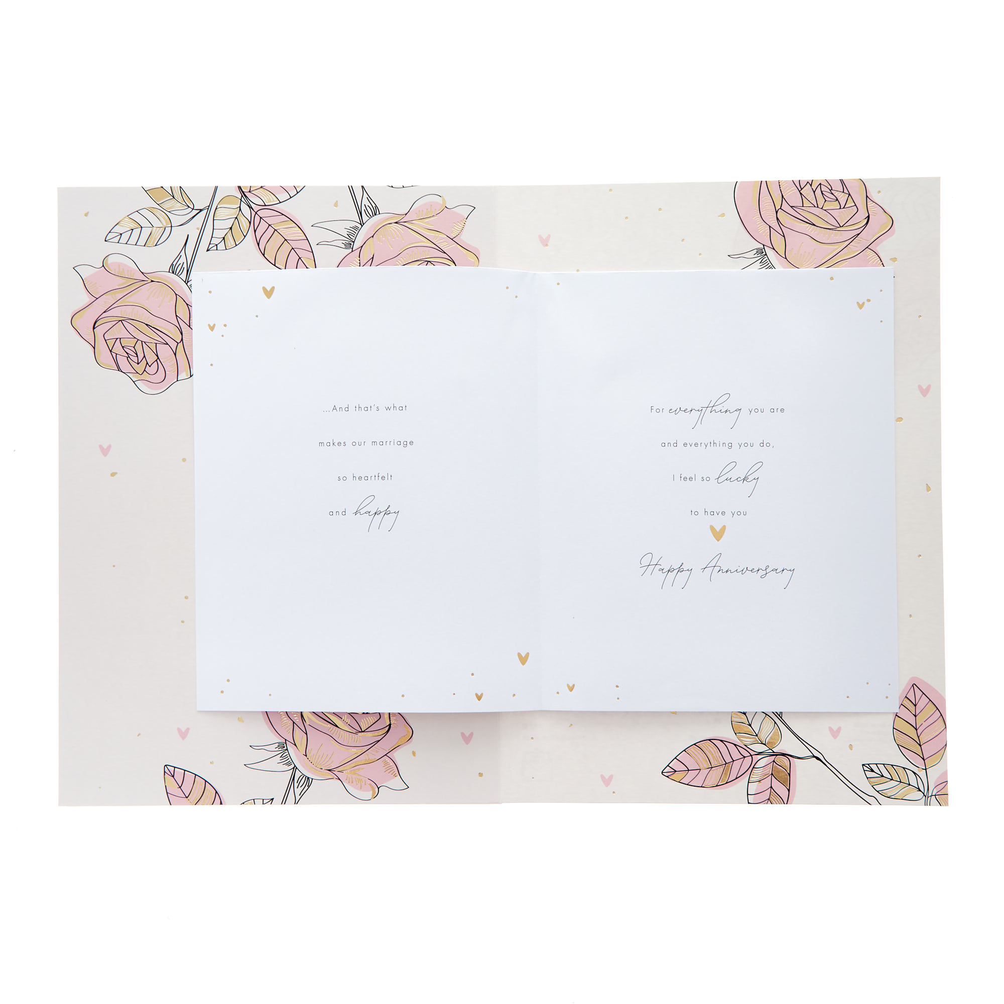 Wife Rose Premium Wedding Anniversary Card