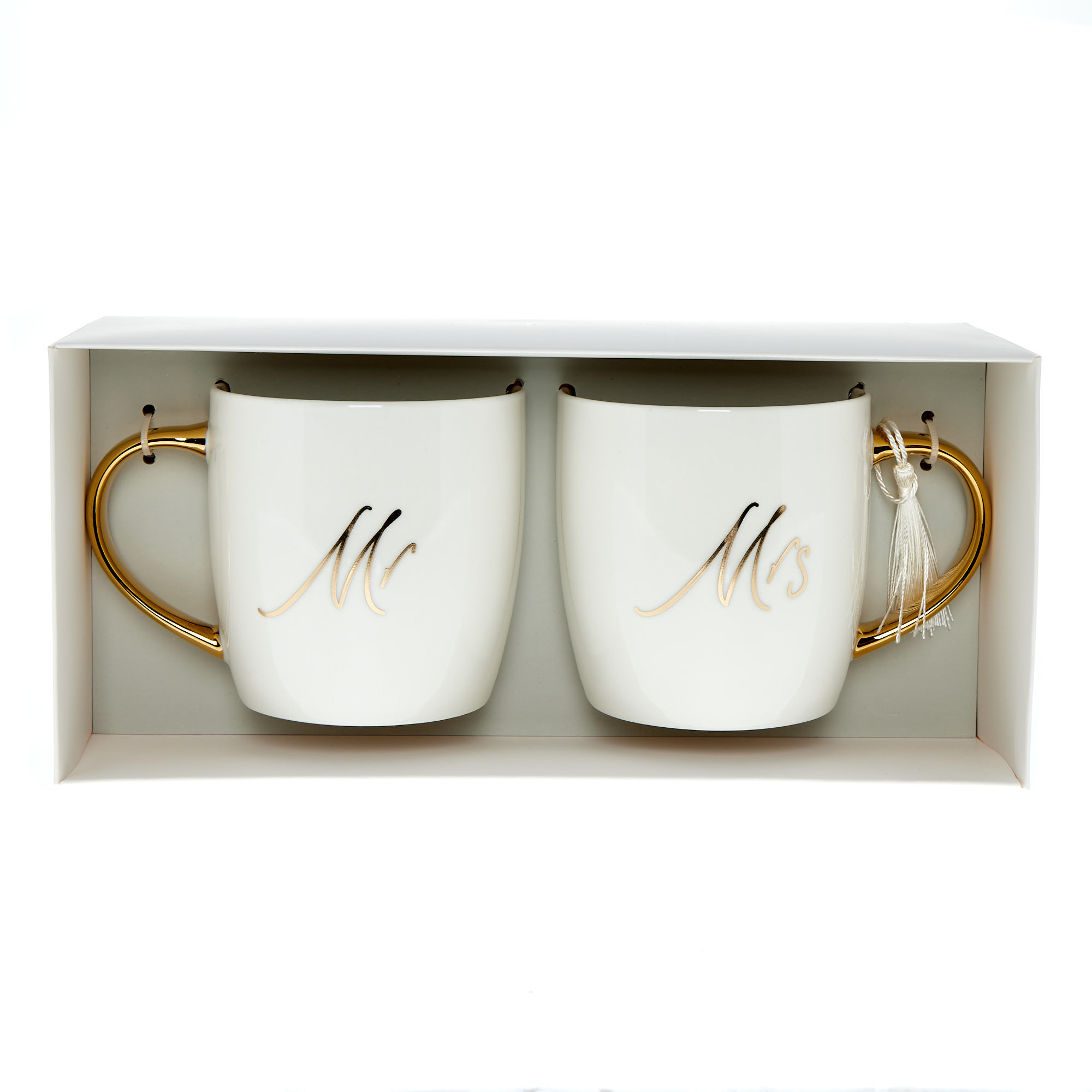 Mr & Mrs Twin Mug Boxed Gift Set