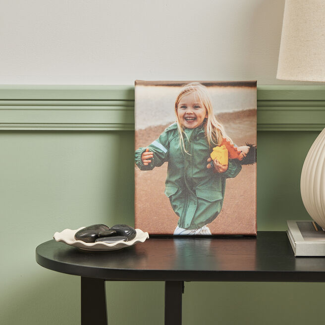 Personalised Portrait Photo Canvas 25cm x 20cm