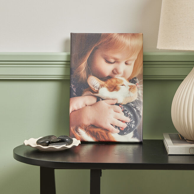 Personalised Portrait Photo Canvas 30cm x 20cm