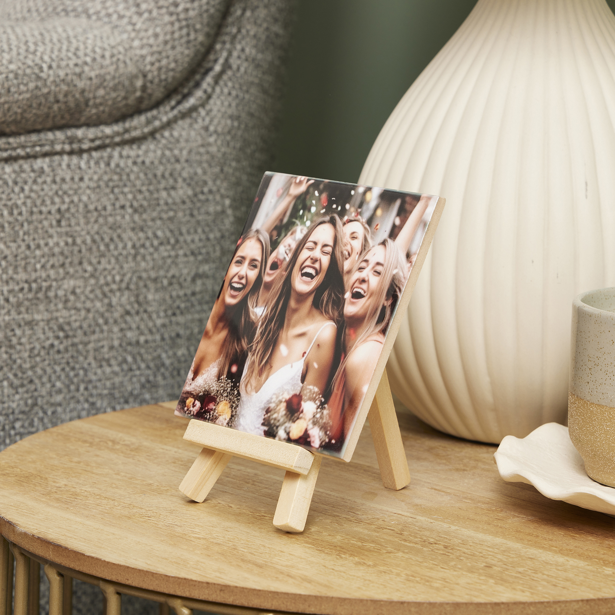 Ceramic Photo Tile & Easel