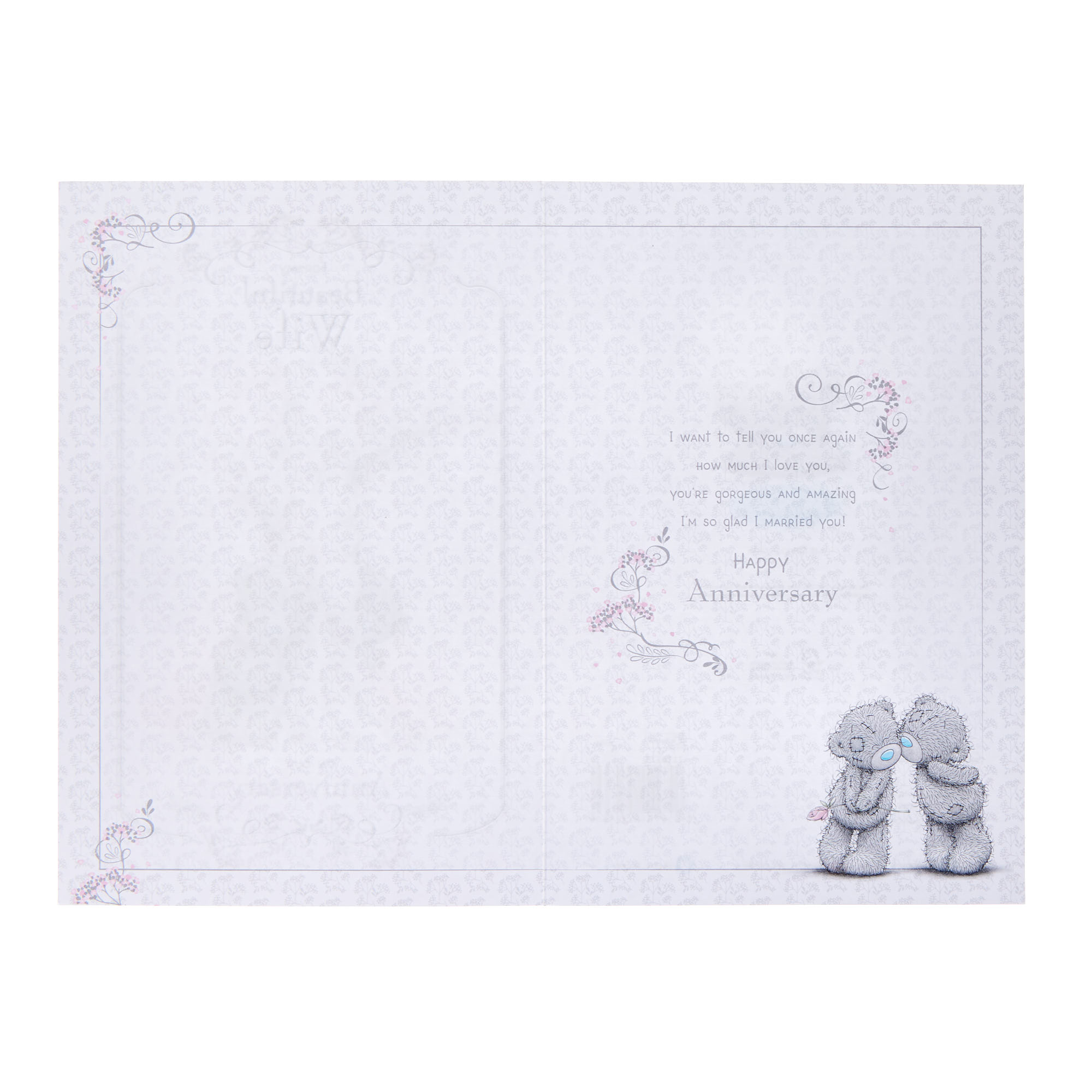 Tatty Teddy Beautiful Wife Wedding Anniversary Card