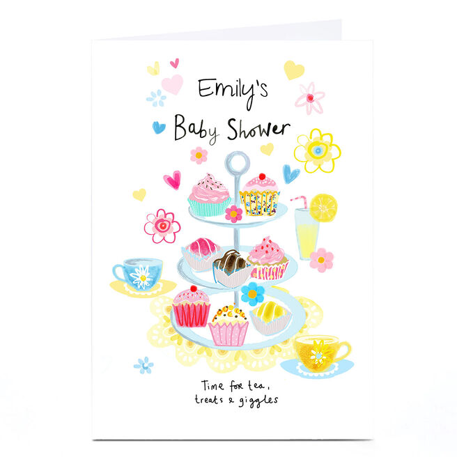 Personalised Baby Shower Invitation - Afternoon Tea 