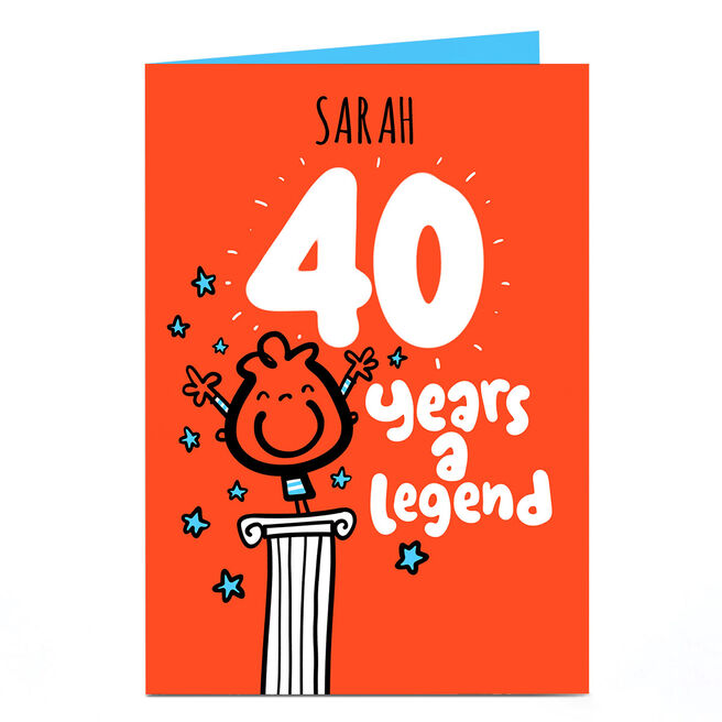 Personalised Fruitloops 40th Birthday Card - Legend 