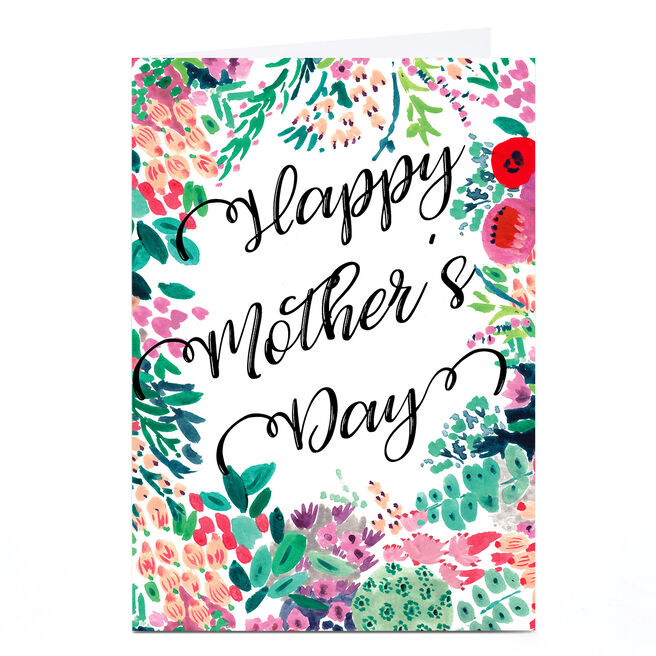 Personalised Rebecca Prinn Mother's Day Card - Happy Mother's Day