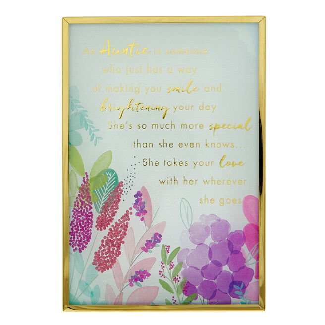 Auntie Sentimental Decorative Frame 