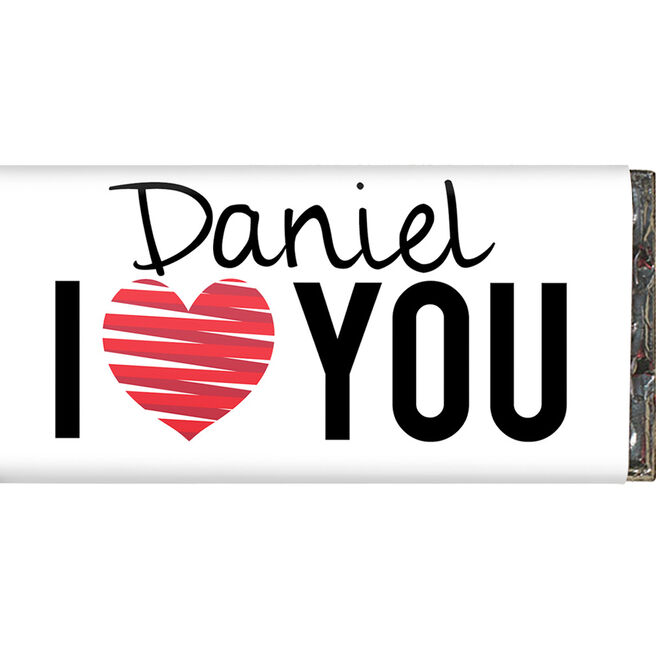 Personalised Chocolate Bar - I Heart You