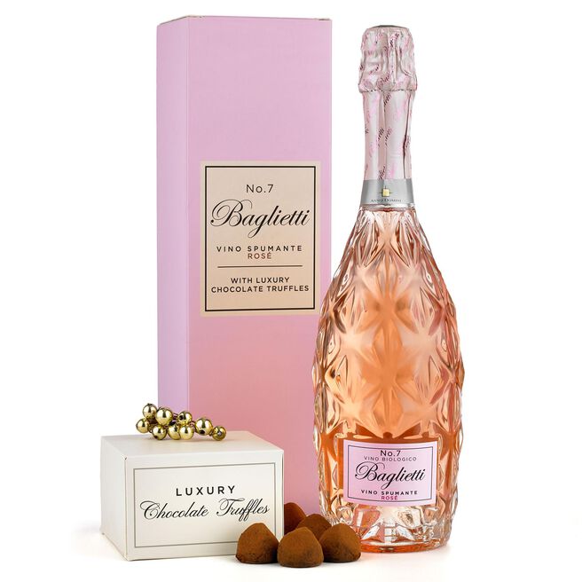 Baglietti Rose Prosecco & Truffles Gift Box