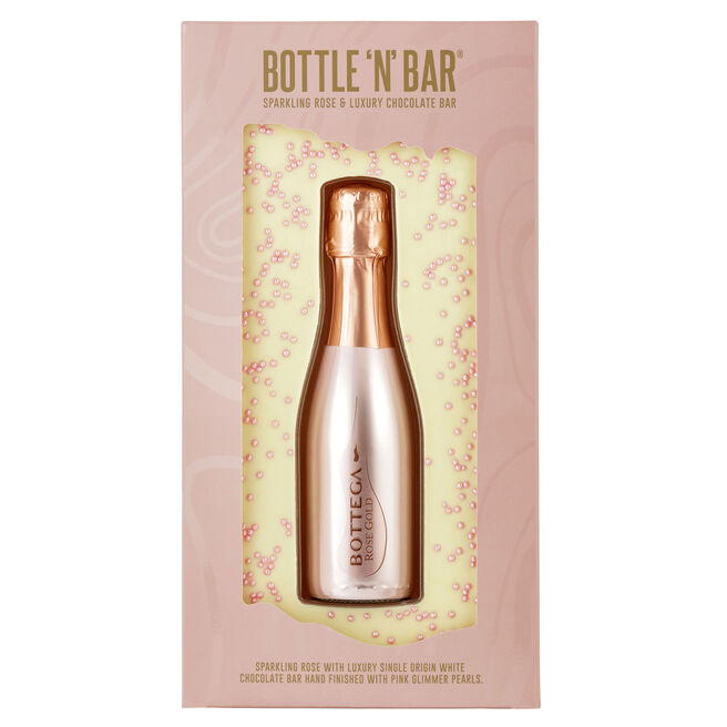 Bottle 'n' Bar Sparkling Rose & White Chocolate