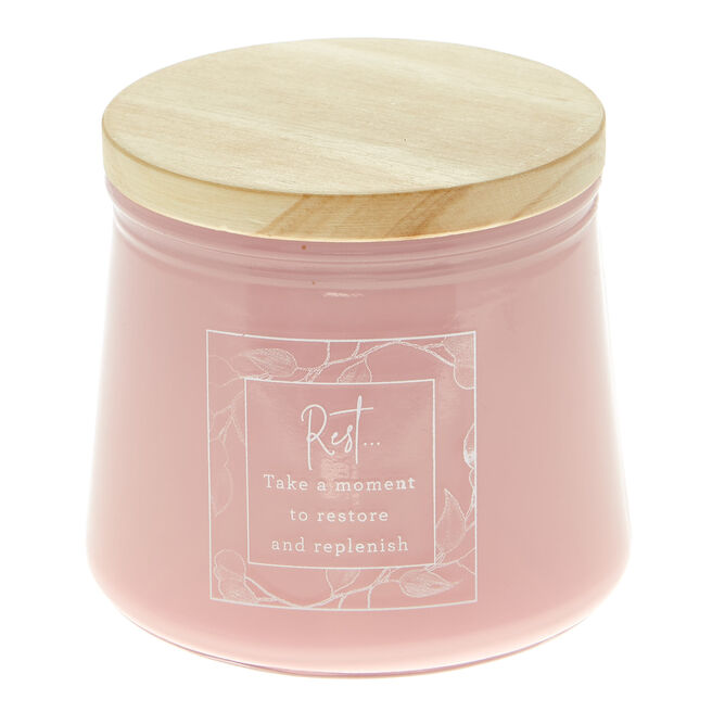 Little Rituals Rest Peony & Blush Scented Candle