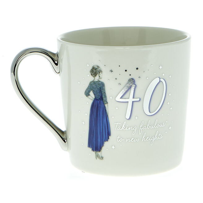 40 Taking Fabulous To New Heights Mug in a Box