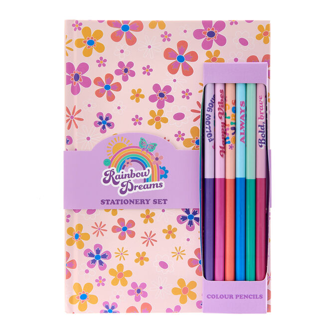 Rainbow Dreams Stationery Set