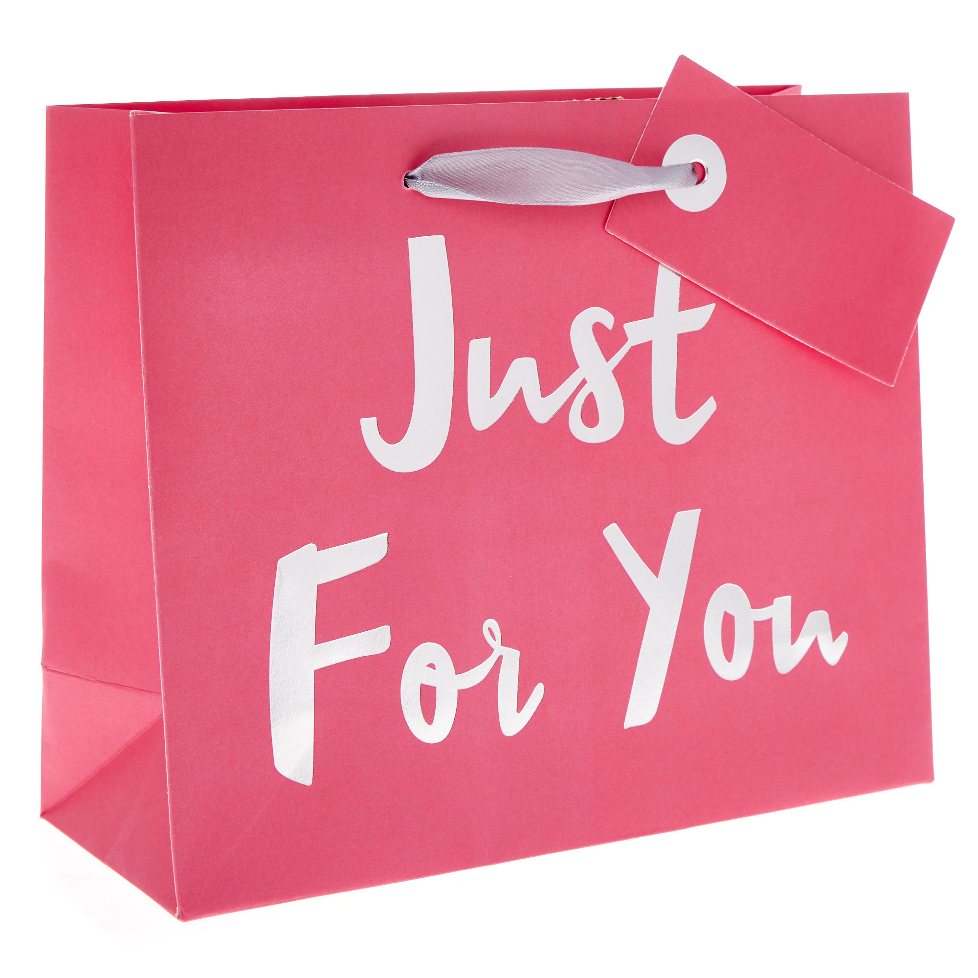 Pink Just For You Medium Landscape Gift Bag