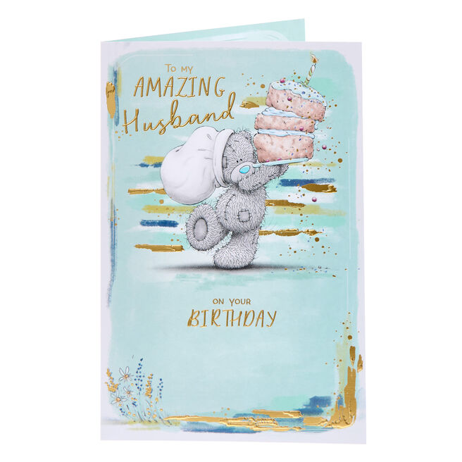 Amazing Husband Tatty Teddy Birthday Card