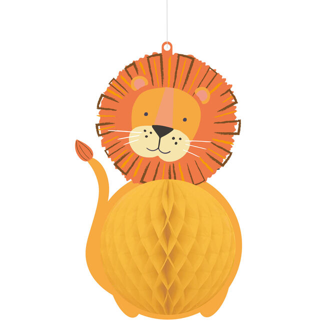 Get Wild Lion Honeycomb Decoration 