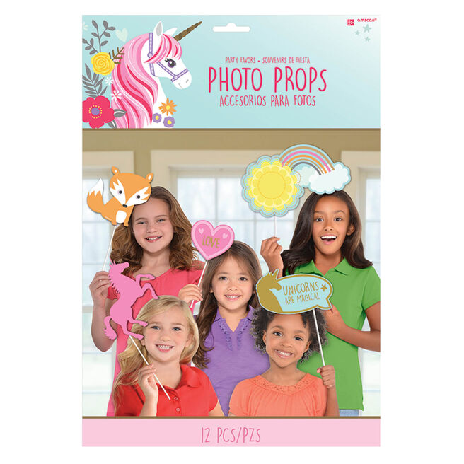 Magical Unicorn Photo Props - Pack of 12