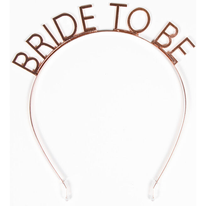 Metal Bride To Be Headband