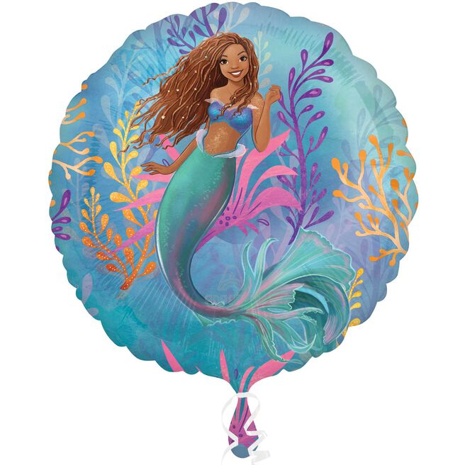 Jumbo Little Mermaid Live Action Foil Helium Balloon